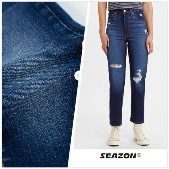 Zz0153 Meilleures ventes de la ligne Us Bci Coton Polyester Tissu élasthanne de tissu denim brut pour les jeans