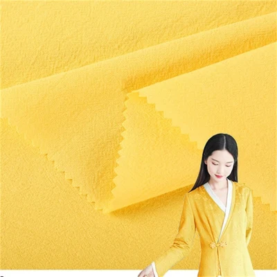 Yigao Textile Imitation Lin Sable Tissu de lavage des rides Tissu tissé en coton pur