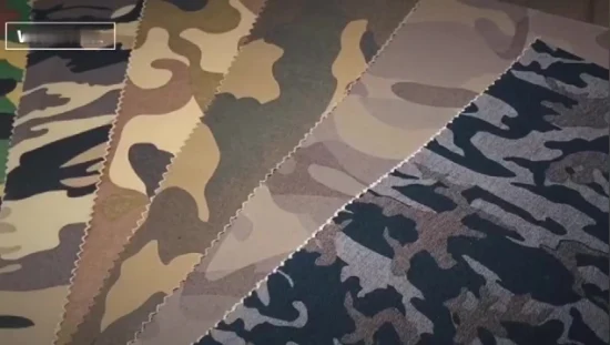 65% Polyester 35% Coton/PVC/Nylon Mélange Tissé Armée Jungle Woodland Numérique Camo Imprimé Militaire Uniforme Chasse Vêtements Rip Stop Tissu De Camouflage Respirant